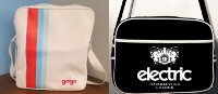 Airline inspired promotional retrobags for Gogoair and Electric Hairdressing London Airline inspired promotional retrobags for Gogoair and Electric Hairdressing London